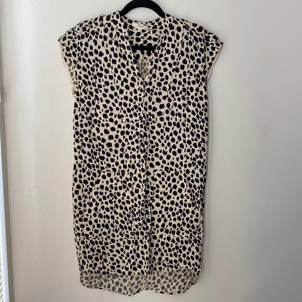 Madewell leopard print dress